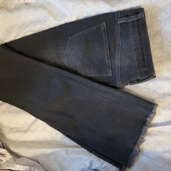 NWT FREE PEOPLE Black size 28 women's denim Rae hem - Picture 12 of 12